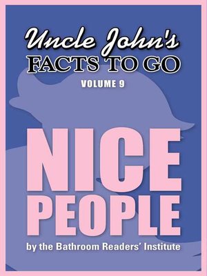 cover image of Uncle John's Facts to Go Nice People